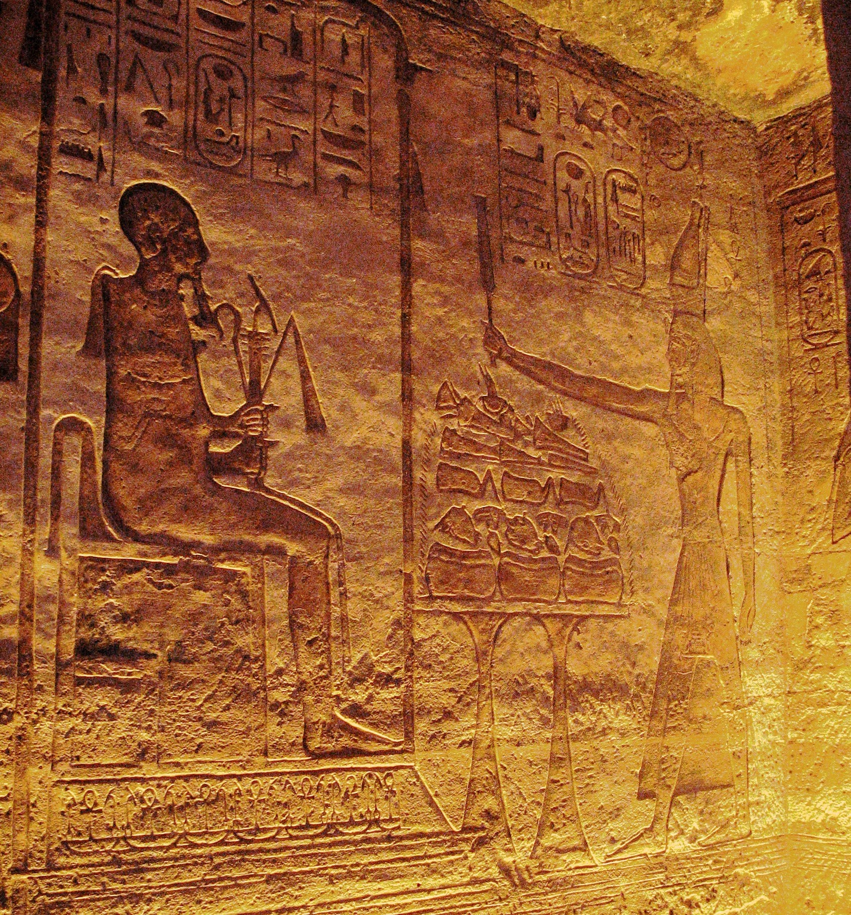 RamessesOfferingToPtah crop | Abu Simbel in Egypt