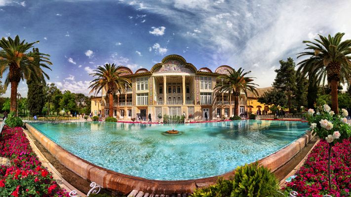 Eram Garden is a historic Persian garden in Shiraz, Iran.The garden, and the building within it, are located at the northern shore of the Khoshk River in the Fars provinc | Shiraz in Iran