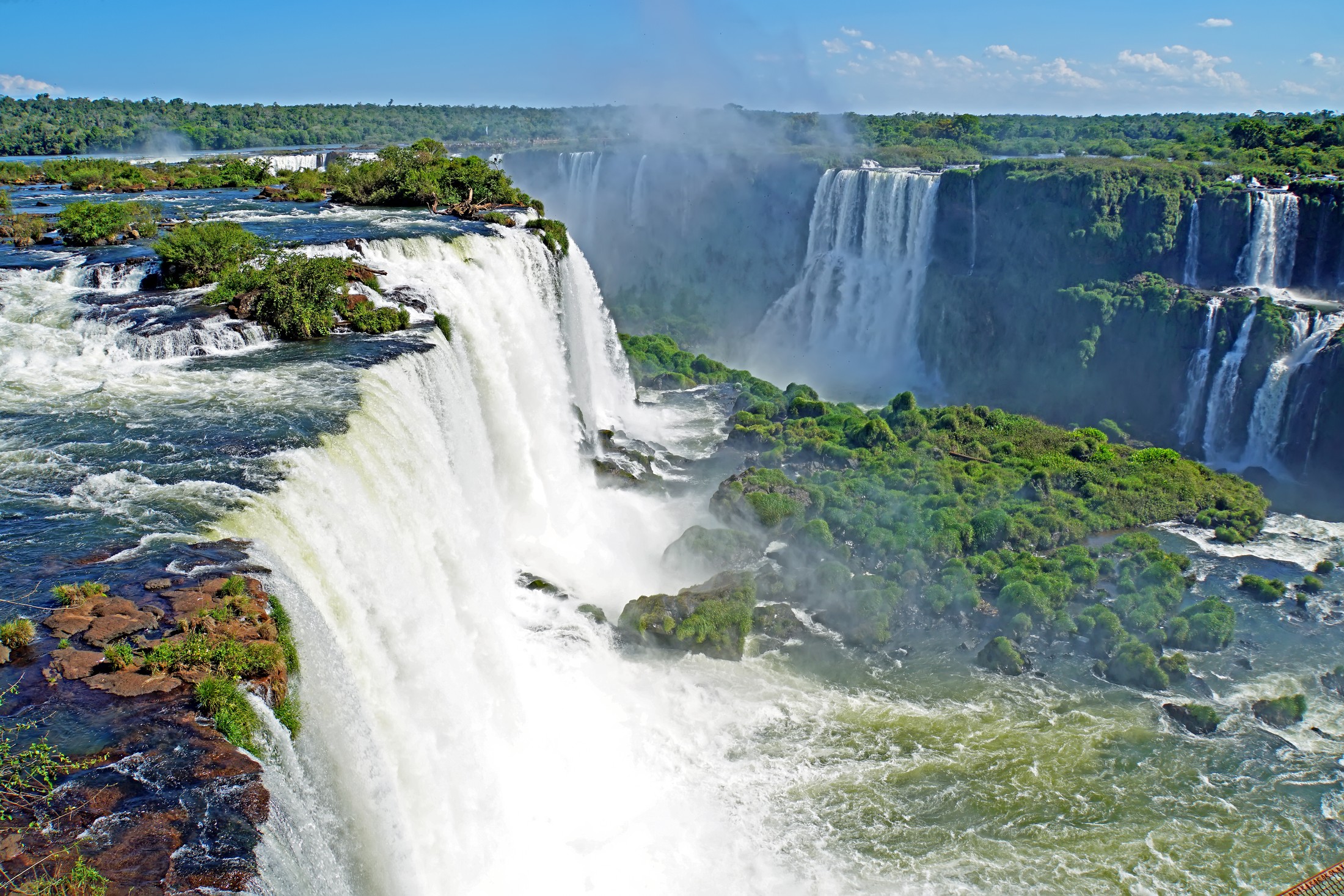 Brazil-01349 - Looking Down | Iguazu National Park in Argentina