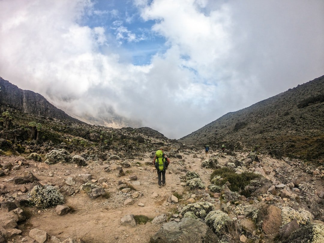 Descending into our evening campsite on my trip to Mnt Kilimanjaro. | Kilimanjaro National Park in Tanzania