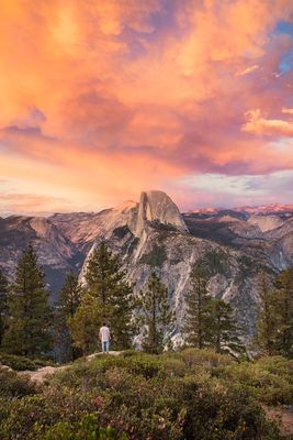 The Big Trip | Sunset from Glacier Point in Yosemite National Park - Explore more at explorehuper.com/the-big-trip | Yosemite National Park in United States