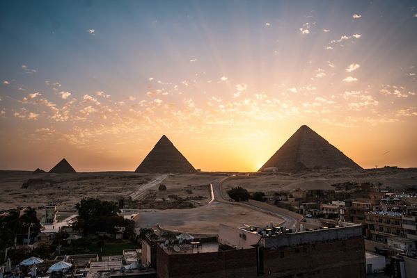 The pyramids at Gizeh, Egypt | Giza in Egypt