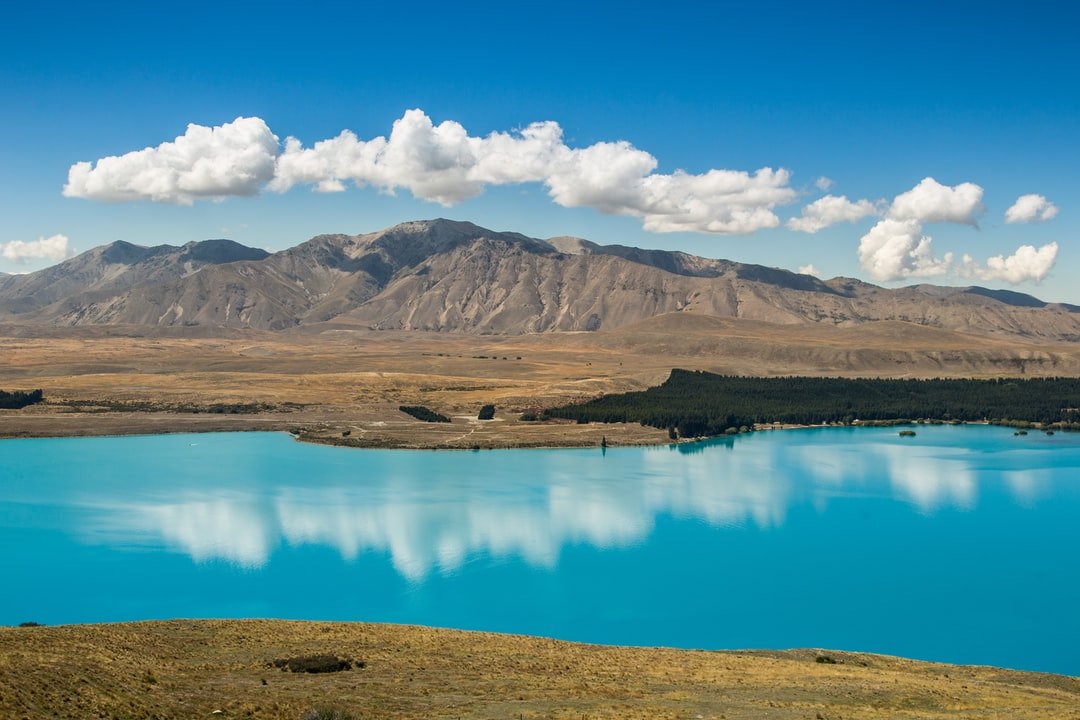 Reflective Lake Tekapo (New Zealand) | Lake Tekapo in New Zealand
