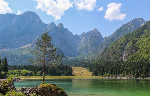 Image of Fusine in Valromana in Italy