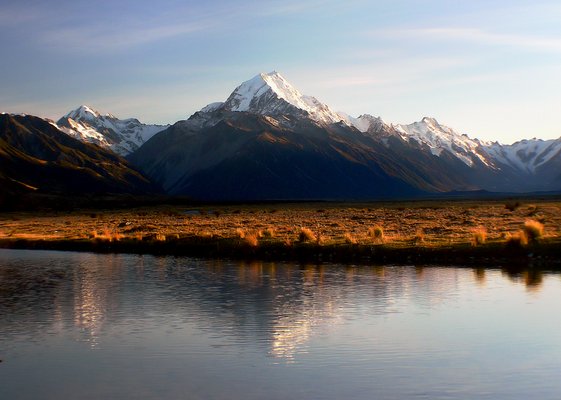 Image of Mount Cook National Park in New Zealand